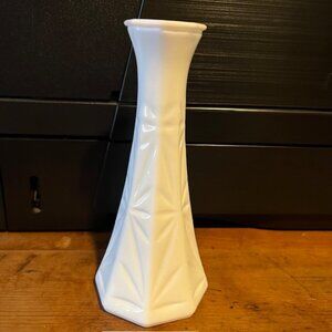 Vintage Hoosier Milk Glass White Bud Vase 6"